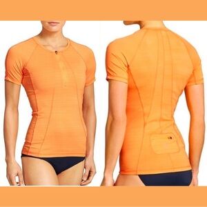 ATHLETA Pacifica UPF Tee Size‎ Large Rashguard Surfing Paddleboard Water Sports
